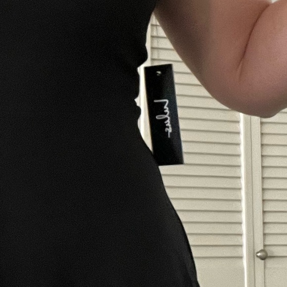 Black Bow Back Cocktail Dress - Picture 8 of 8